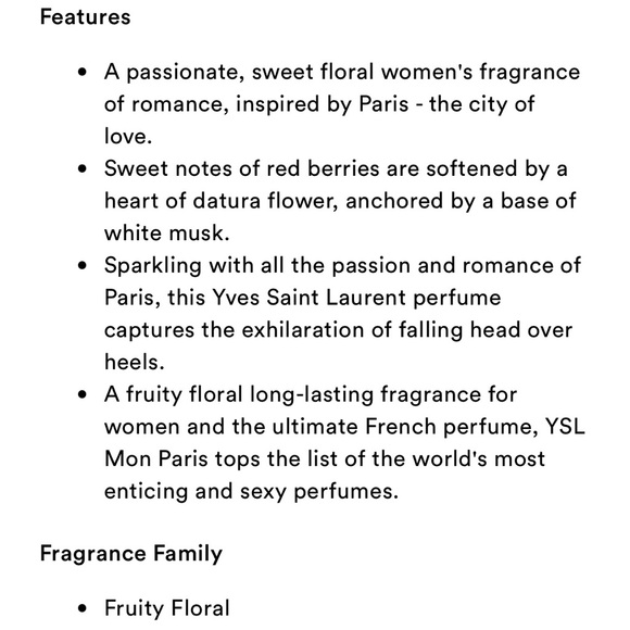 PERFUME YVES SAINT LAURENT MON PARIS 50 L / 1.6Oz. NEW AUTHENTIC - Picture 3 of 11